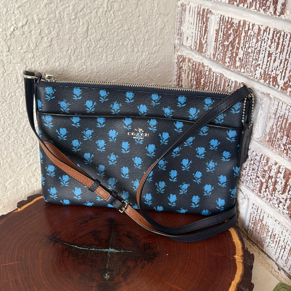 Coach Badlands Midnight East West Crossbody Bag - Picture 5 of 8